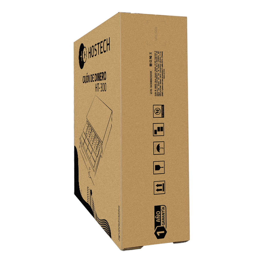 Cajon De Dinero HT-300 4 Billetes 8 Monedas