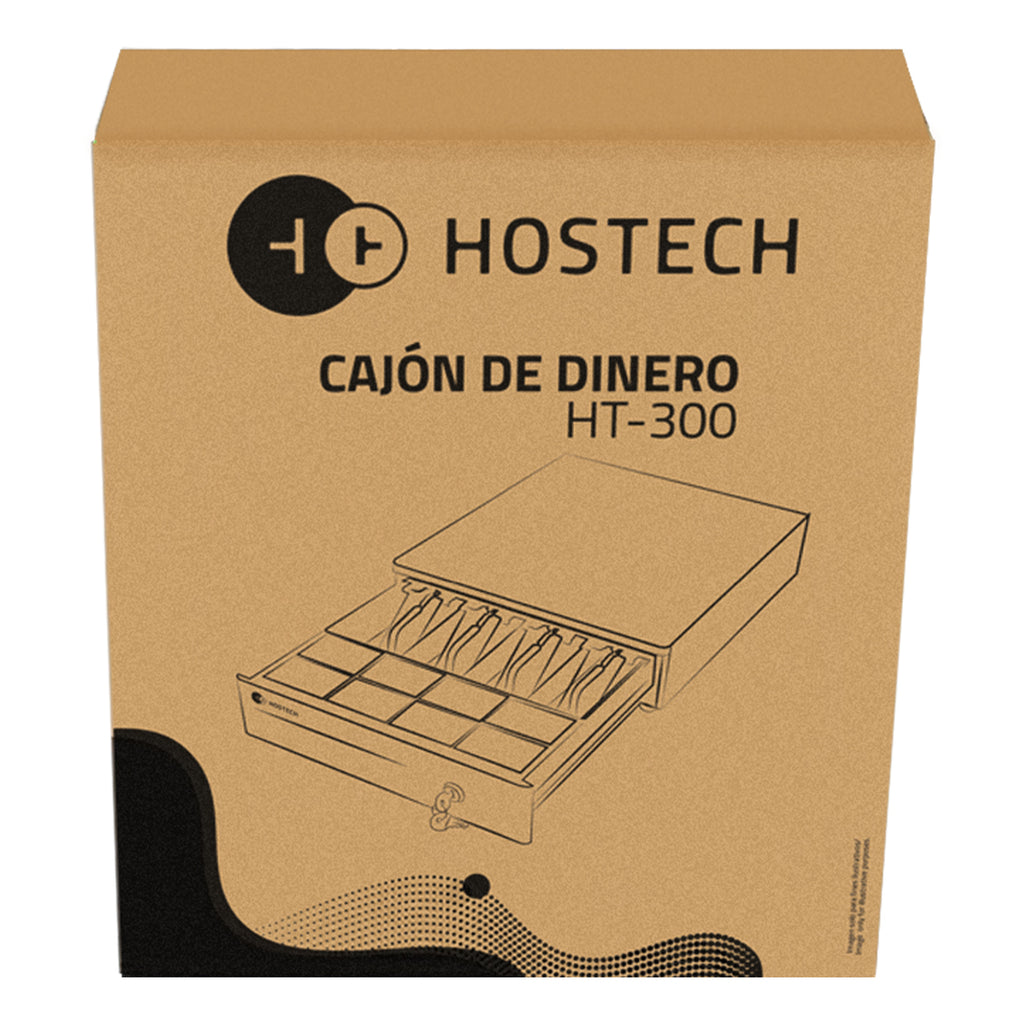 Cajon De Dinero HT-300 4 Billetes 8 Monedas