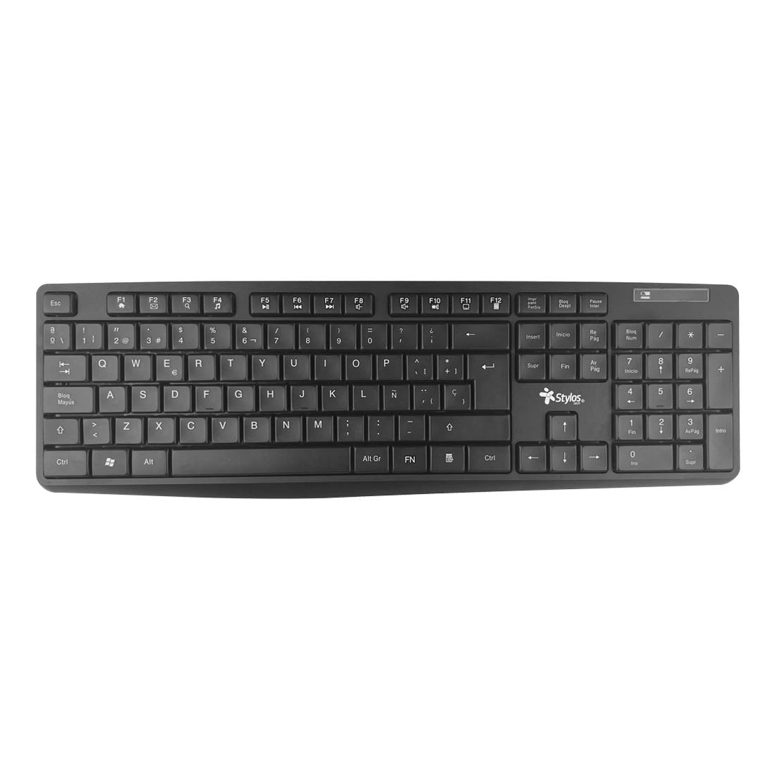 Teclado Inalámbrico Negro