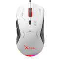 Mouse Gamer XST-401 Alámbrico Blanco-Negro