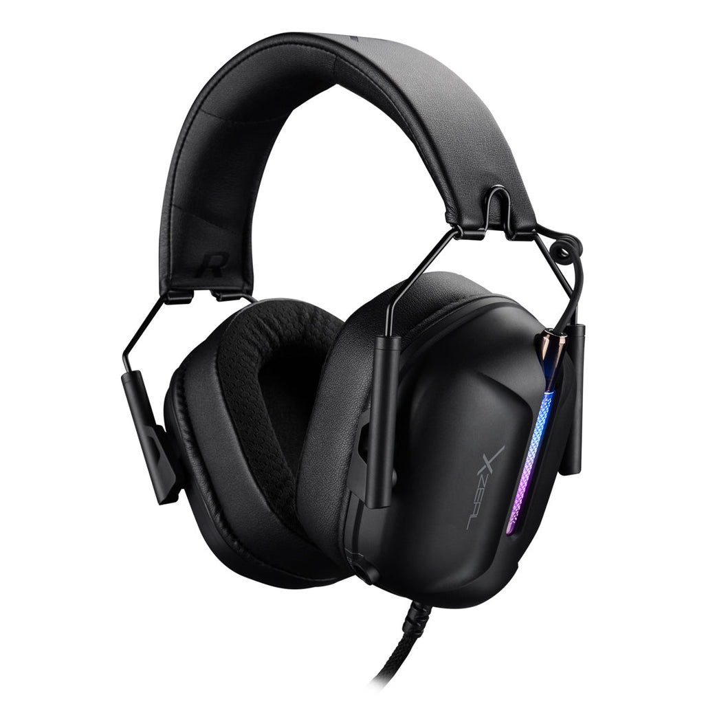 Diadema Alámbrica Negra con RGB