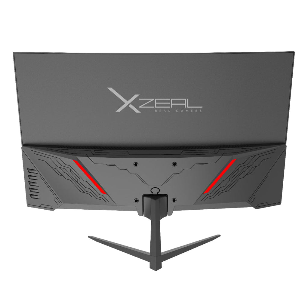 Monitor Xzeal 23.8" Xzeal XZ3015-1 Panel Curvo VA FHD 165Hz 1ms 1xDP + 1xHDMI + 1xUSB 1.0+ 1x3.5mm + Vesa 100x100mm Negro