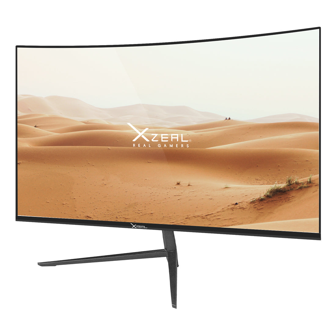 Monitor Xzeal 23.8" Xzeal XZ3015-1 Panel Curvo VA FHD 165Hz 1ms 1xDP + 1xHDMI + 1xUSB 1.0+ 1x3.5mm + Vesa 100x100mm Negro
