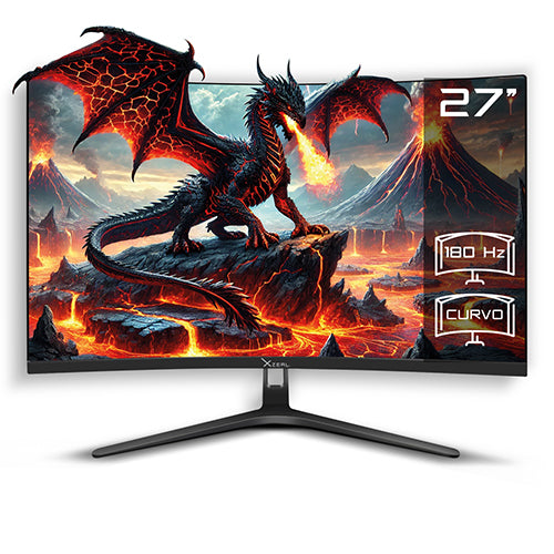 Monitor 27" 180Hz VA FHD Curvo Negro