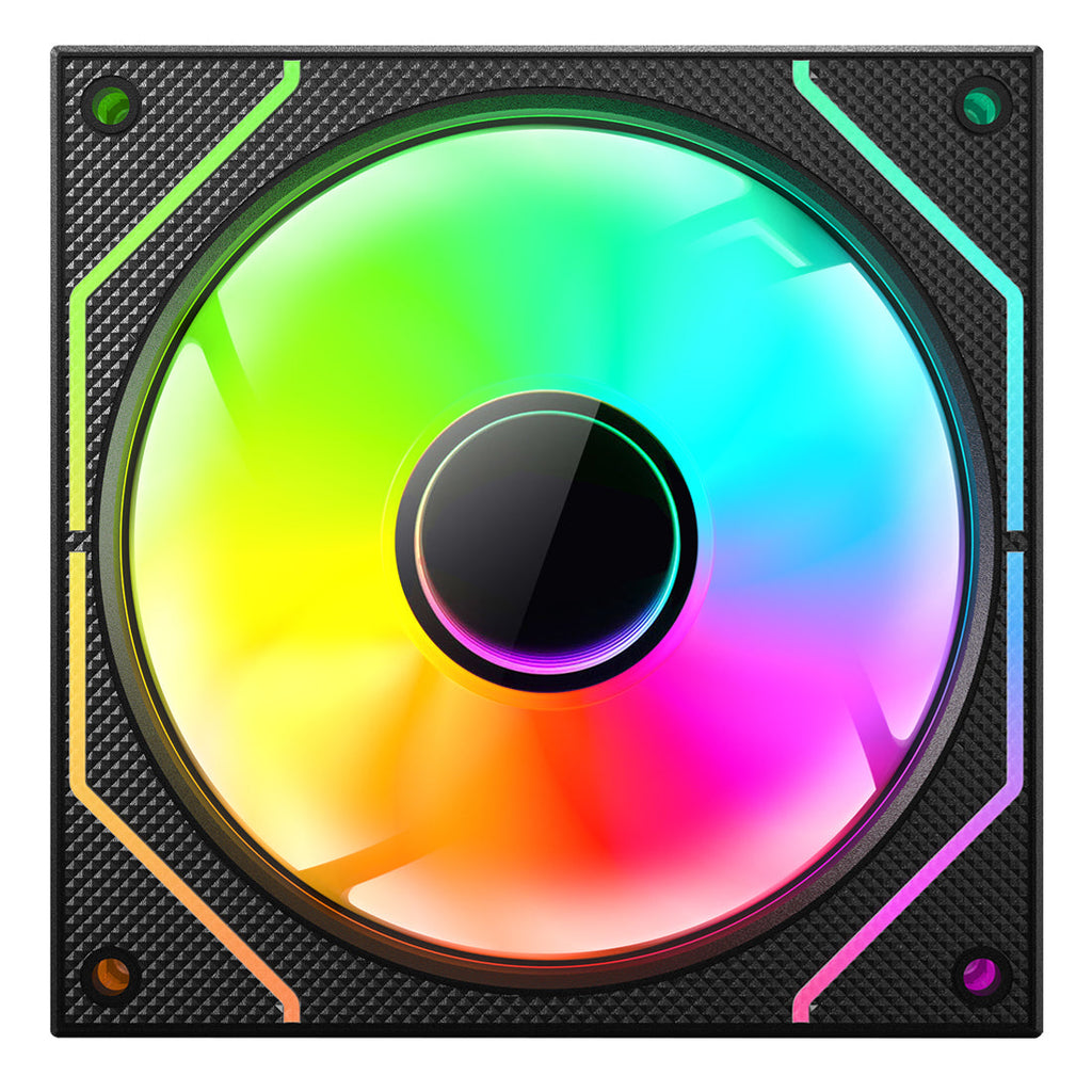 Kit 3 Ventiladores ARGB Color Negro