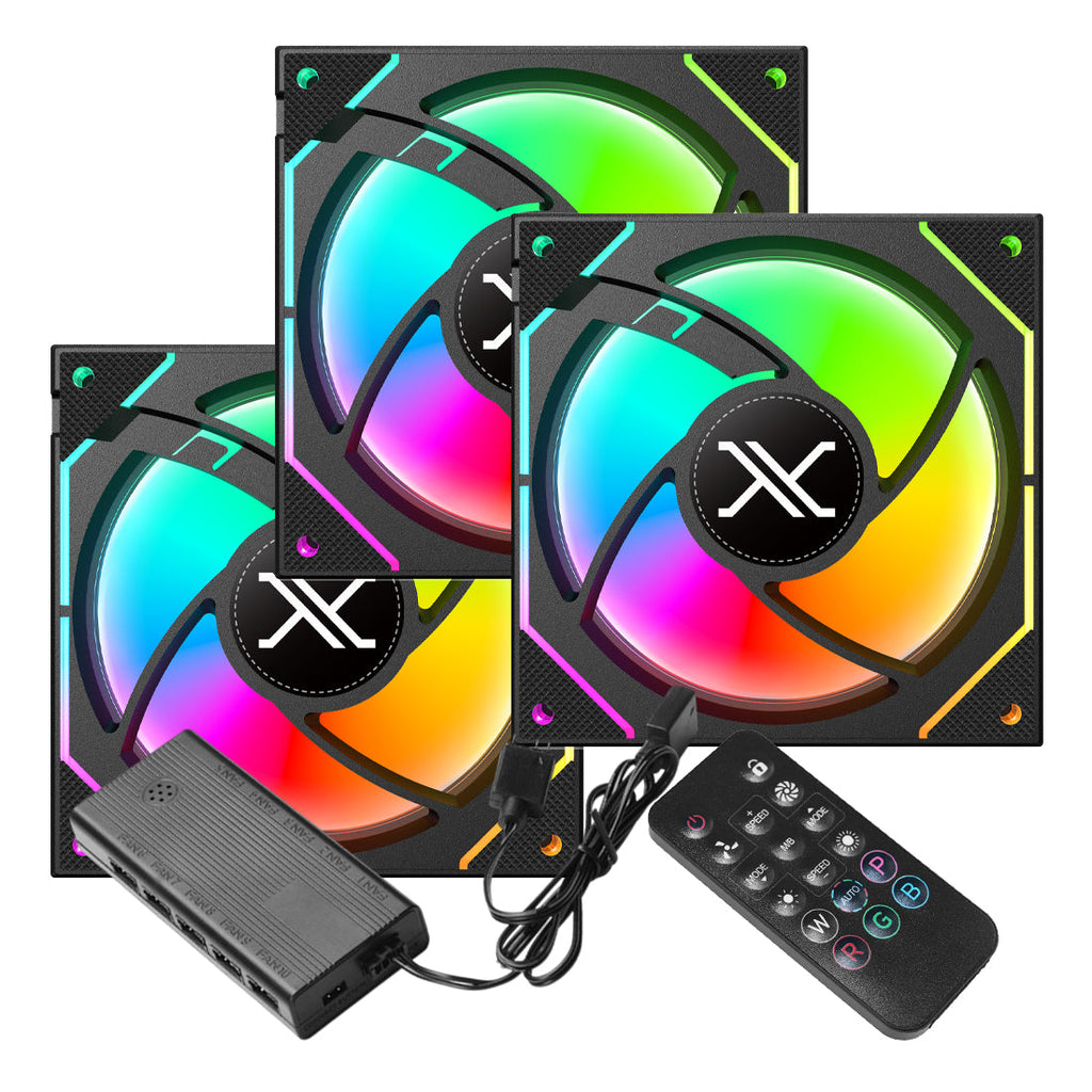 Bundle kit de Ventiladores XZ1116 Color Negro