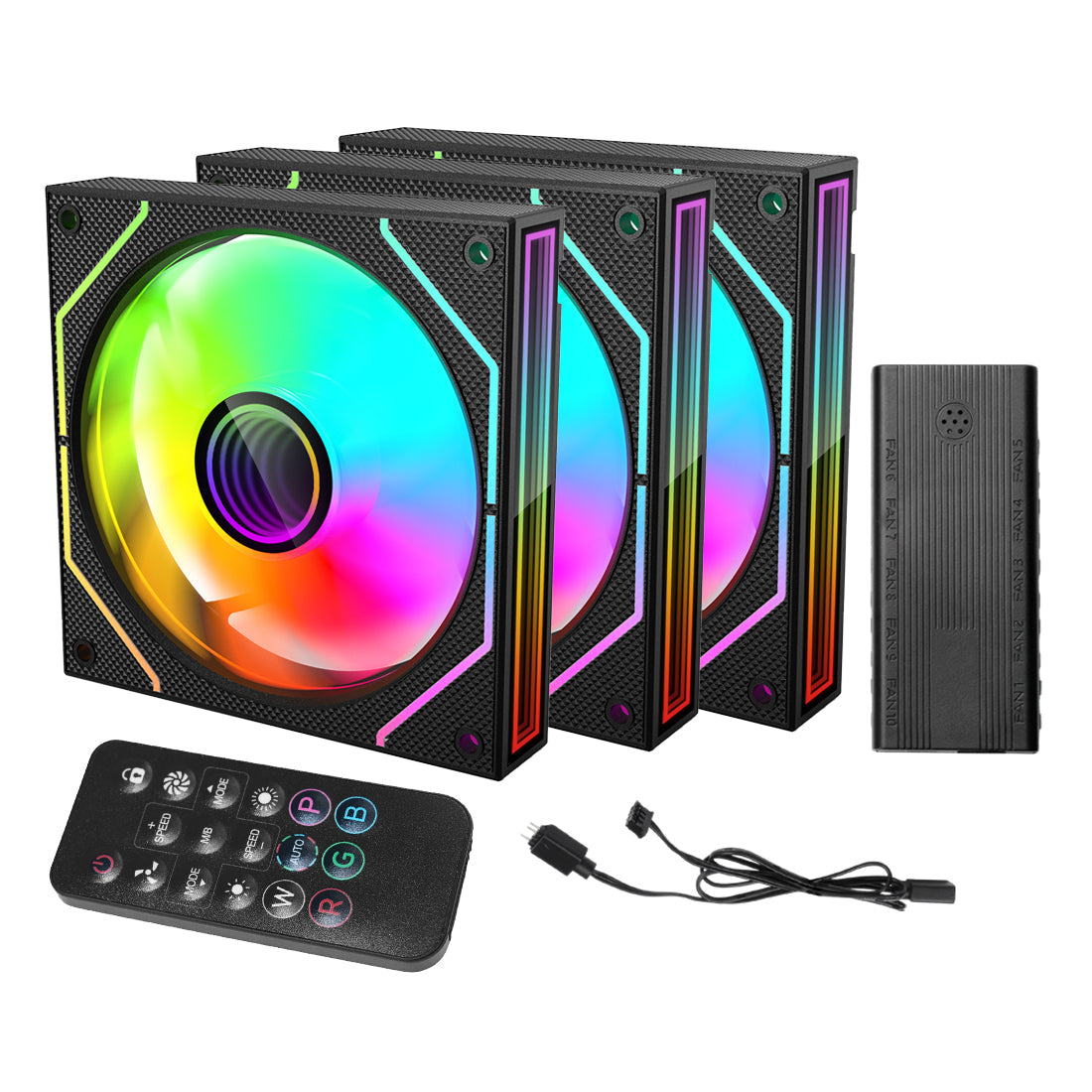 Bundle kit de Ventiladores XZ1116 Color Negro